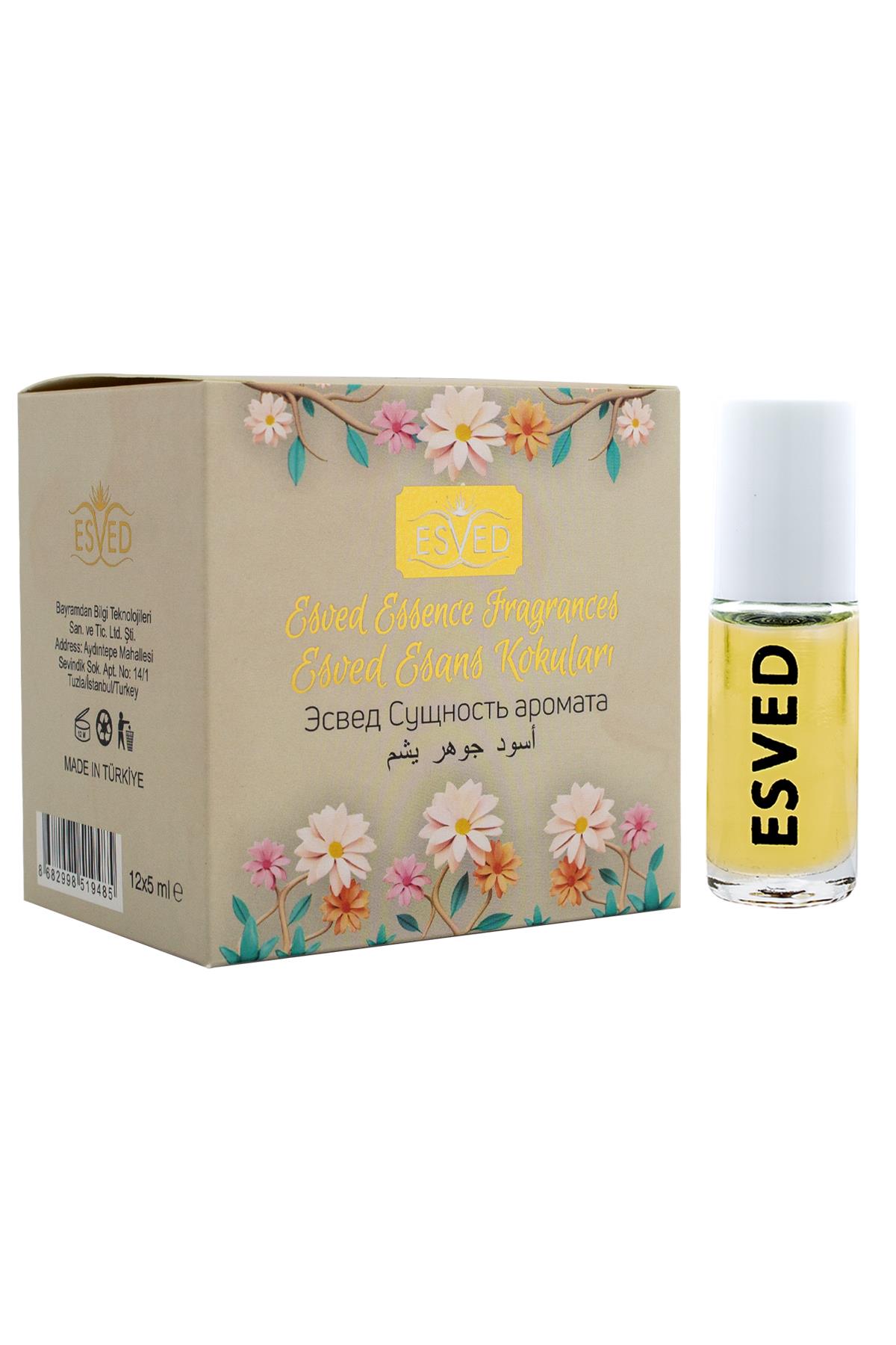 Beyaz Çiçekler Parfüm Esansı Alkolsüz Esans 5Ml. 12'li Paket