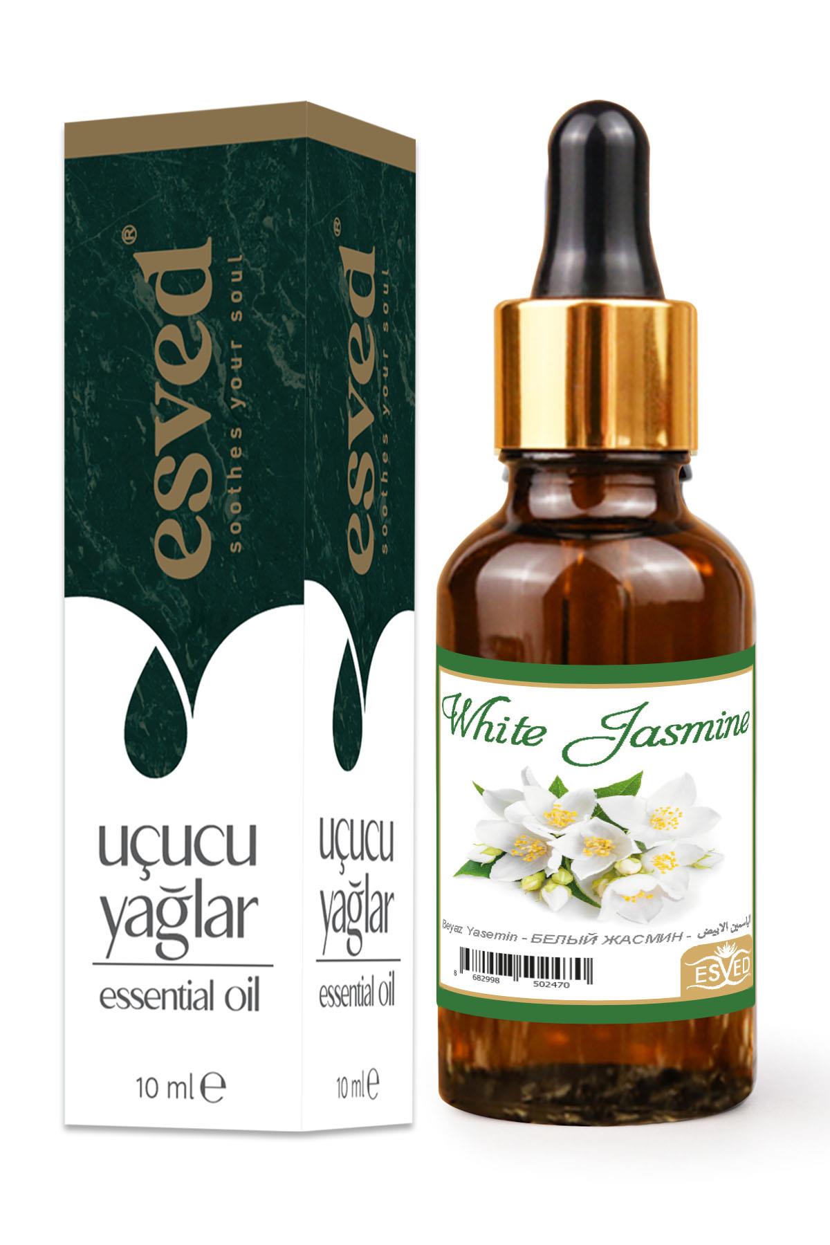 Beyaz Yasemin Kokusu Saf Esansiyel Uçucu Yağ Buhurdanlık Yağı Difüzör Esansı Aromaterapi Ortam Koku 10ml