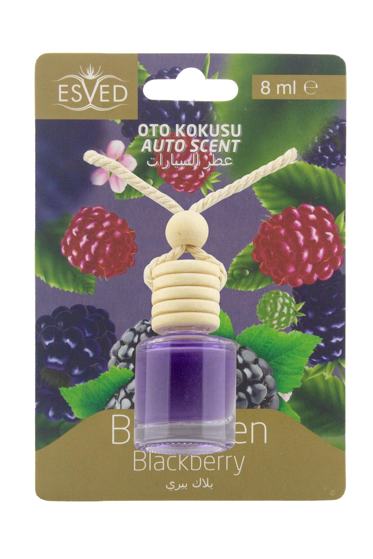 Böğürtlen Kokusu 8 Ml Araba Kokusu Cam Şişe