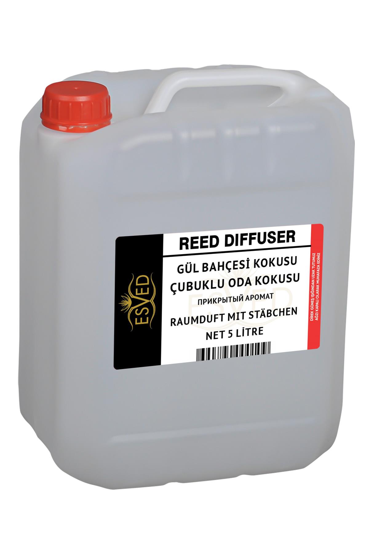 Gül Bahçesi Kokusu Çubuklu Oda Kokusu Yedeği 5 Litre