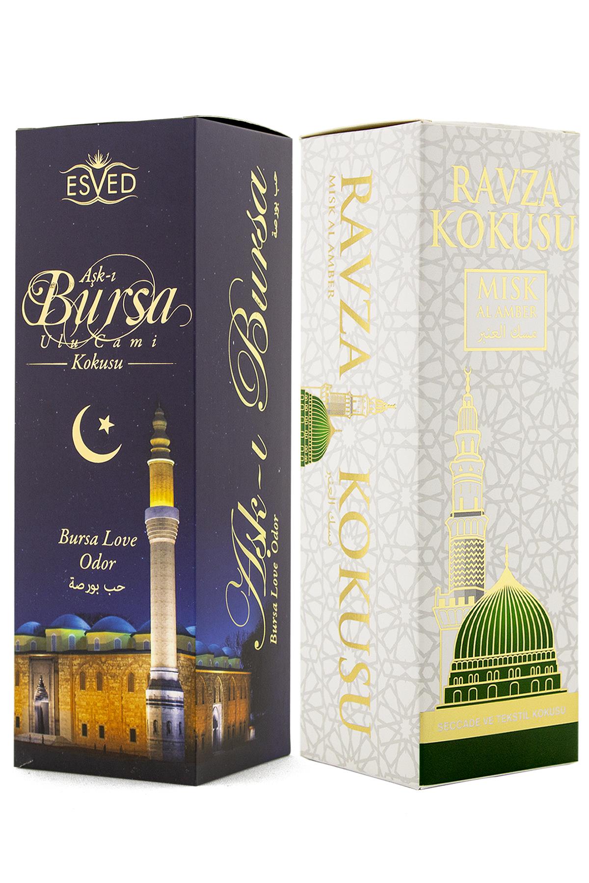 Medine Ravza Kokusu Ve Bursa Ulu Cami Kokusu Sprey 400 Ml.