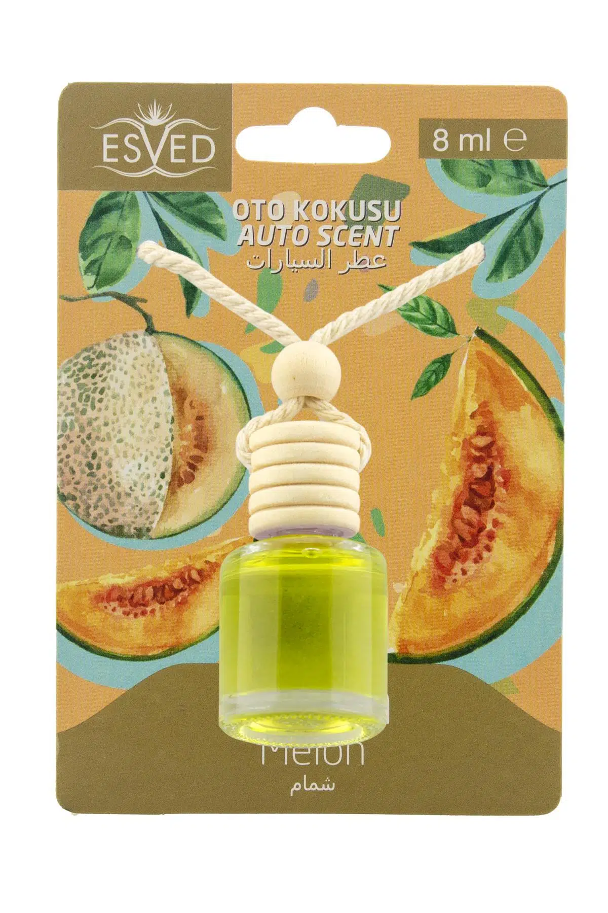 Kavun Kokusu 8 Ml Araba Kokusu Cam Şişe