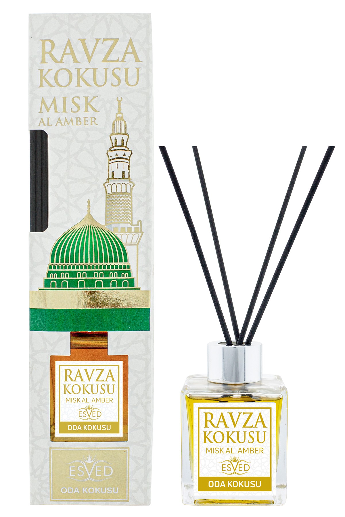 Medine Ravza Kokusu 100 Ml Çubuklu Oda Kokusu Medine Ravza Kokusu Sabun 20 Gram Hediyeli