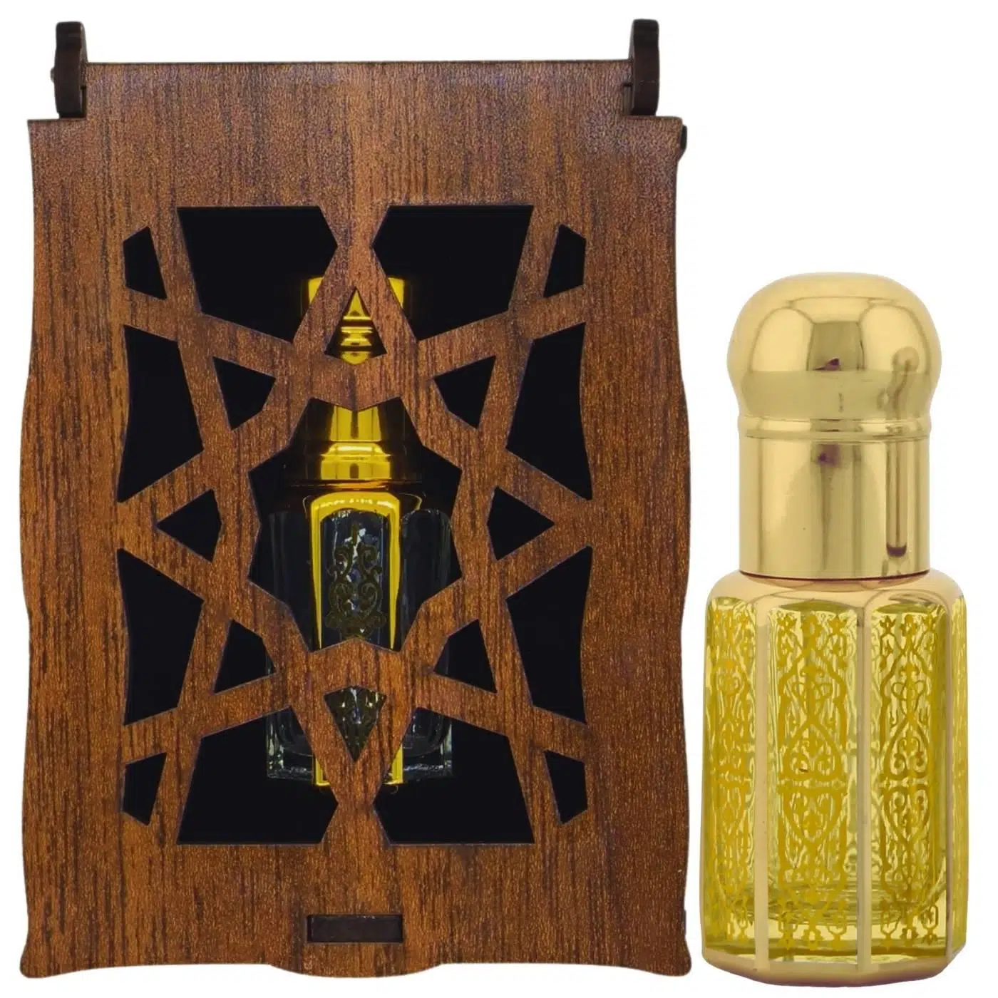 Medine Ravza Kokusu 6 Ml Premium Esans Cam Şişesinde Roll-on Hediyelik Ahşap Kutulu