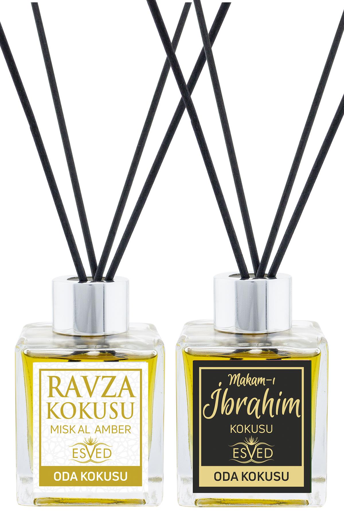 Medine Ravza Kokusu Ve Makamı İbrahim Kokusu 100 Ml Çubuklu Oda Kokusu