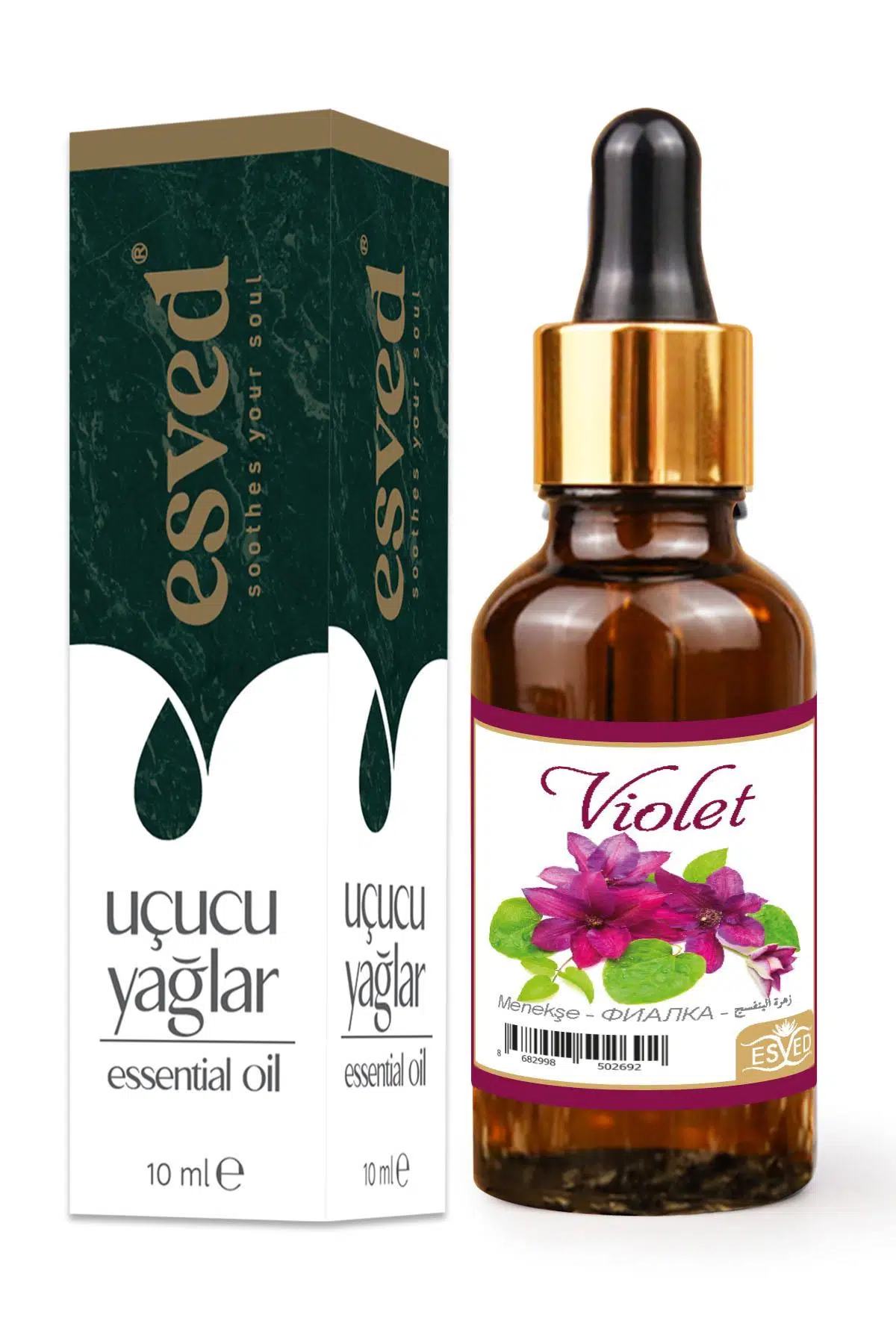 Menekşe Kokusu Saf Esansiyel Uçucu Yağ Buhurdanlık Yağı Difüzör Esansı Aromaterapi Ortam Koku 10ml