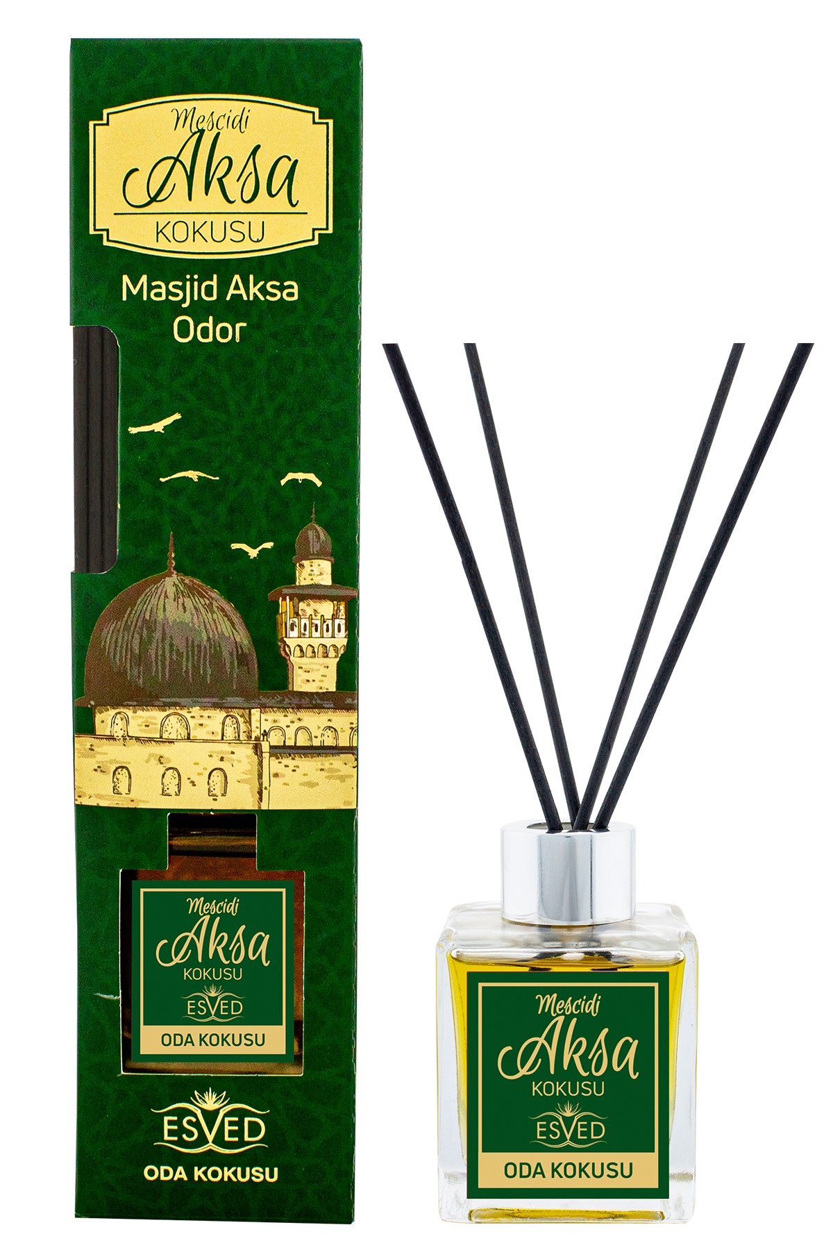 Mescidi Aksa Kokusu 100 Ml Çubuklu Oda Kokusu Mescidi Aksa Kokusu Sabun 20 Gram Hediyeli
