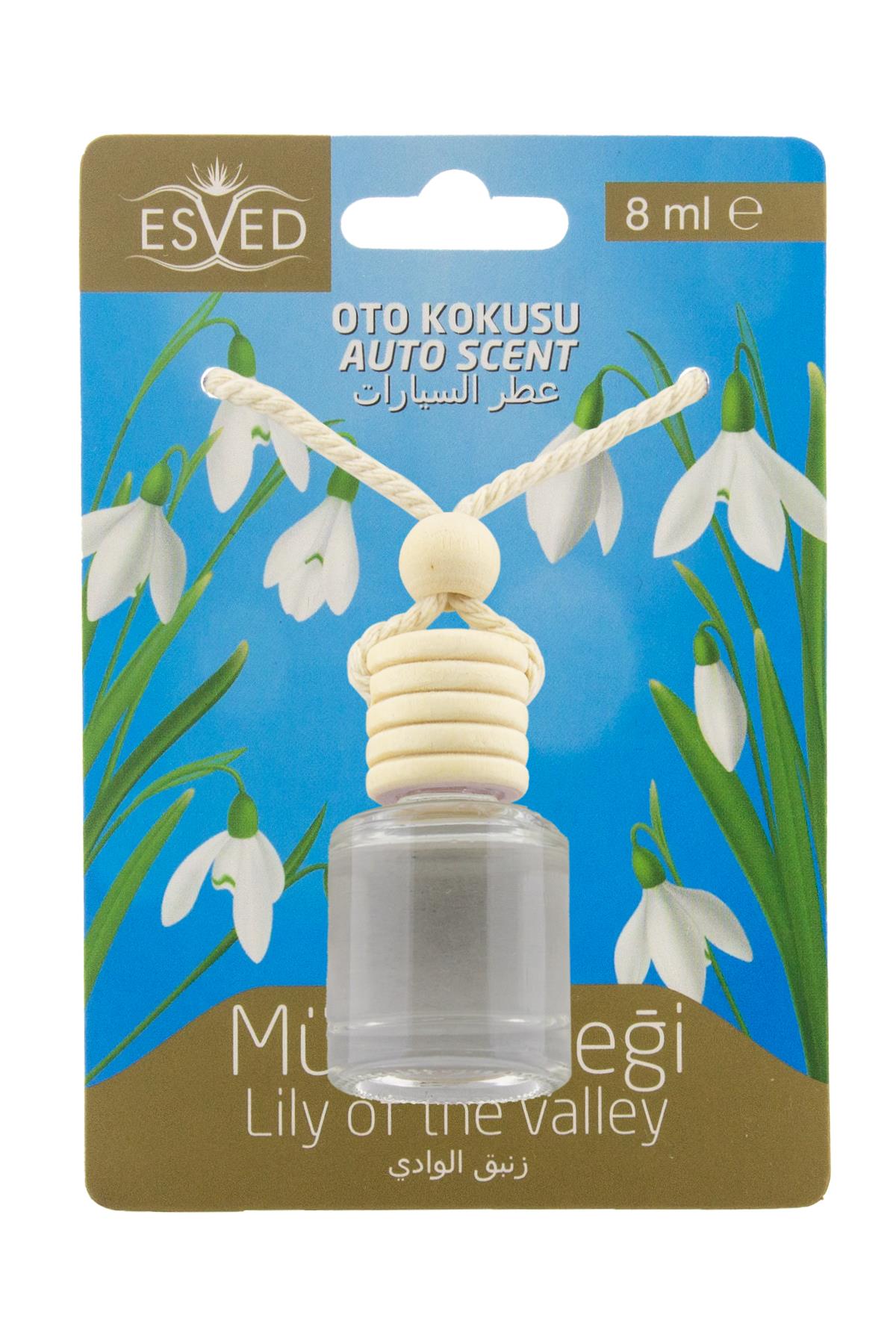 Müge Çiçeği Kokusu 8 Ml Araba Kokusu Cam Şişe