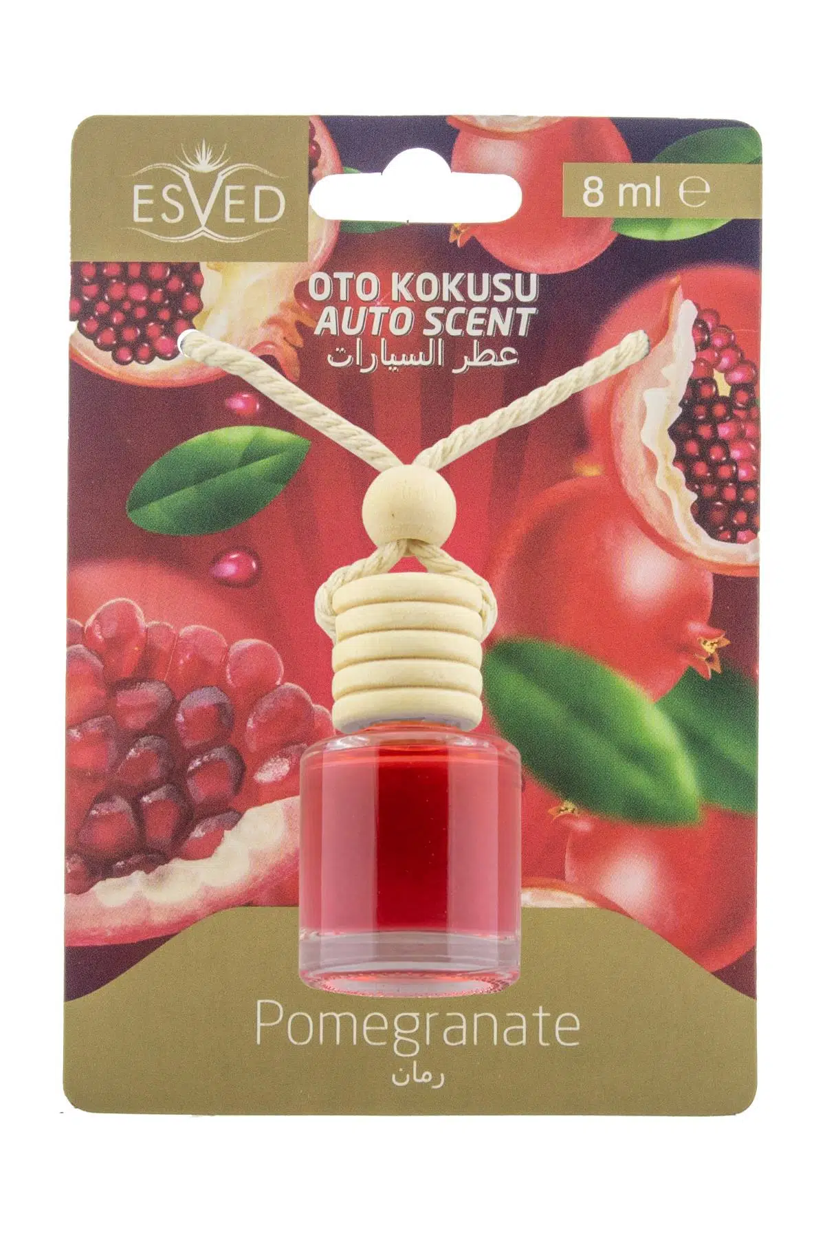 Nar Kokusu 8 Ml Araba Kokusu Cam Şişe