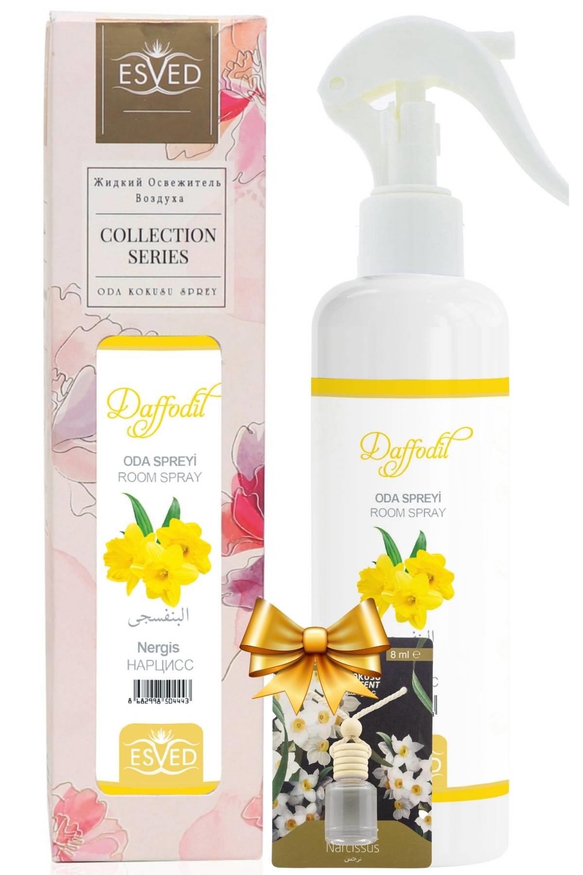 Nergiz Kokusu Sprey 400Ml. Nergiz Kokusu Araba Kokusu 8Ml. Hediyeli