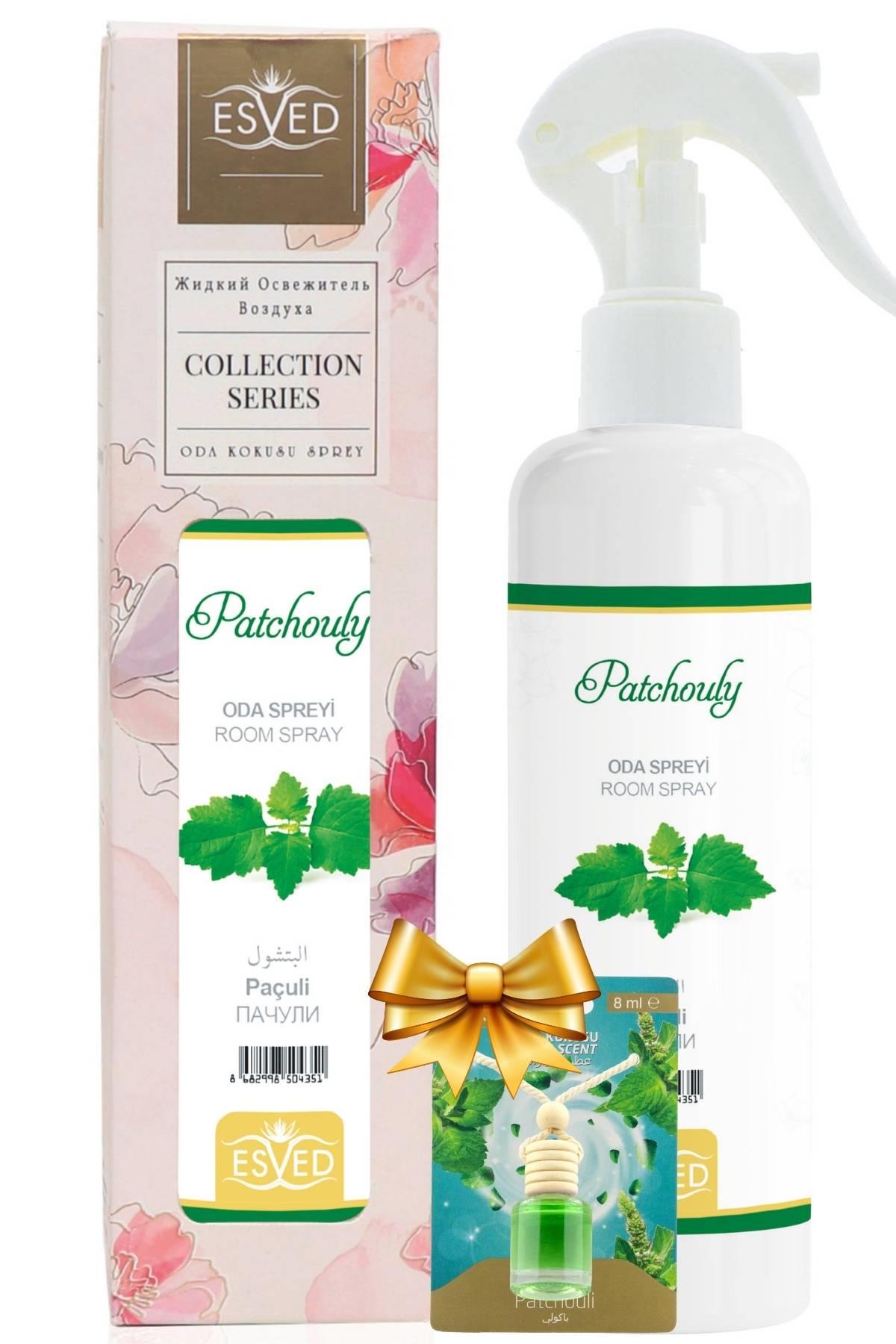 Paçuli Kokusu Sprey 400Ml. Paçuli Kokusu Araba Kokusu 8Ml. Hediyeli
