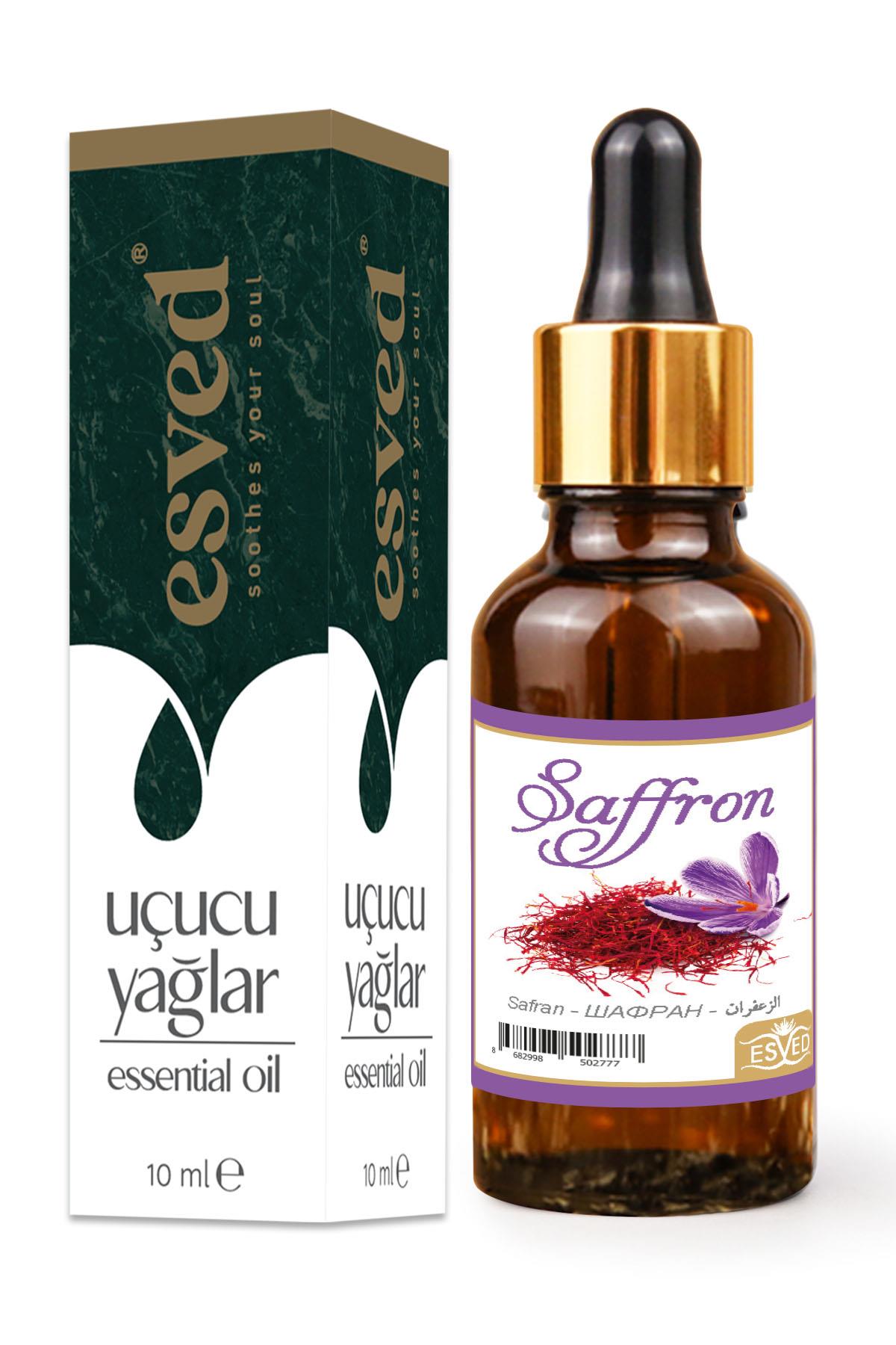 Safran Kokusu Saf Esansiyel Uçucu Yağ Buhurdanlık Yağı Difüzör Esansı Aromaterapi Ortam Koku 10ml