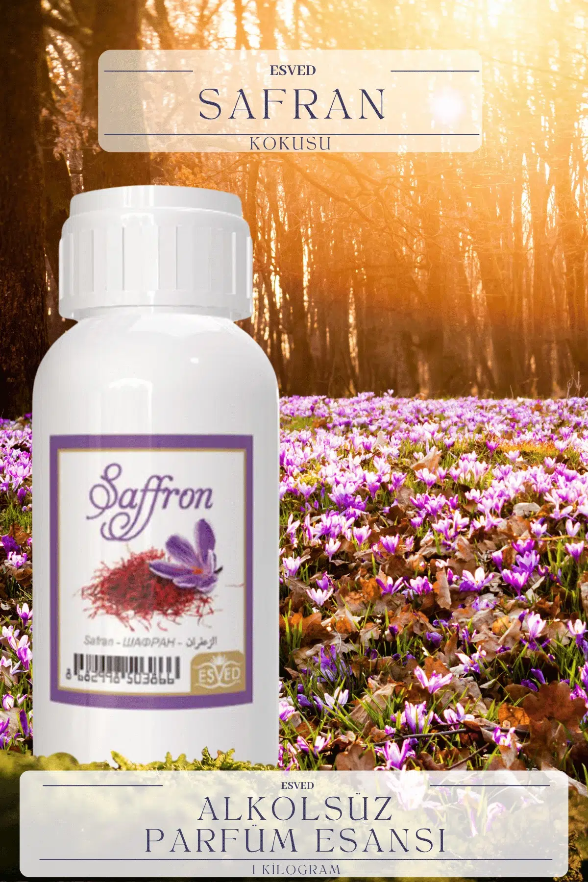 Safran Kokusu Toptan Parfüm Esansı 1 Kilogram
