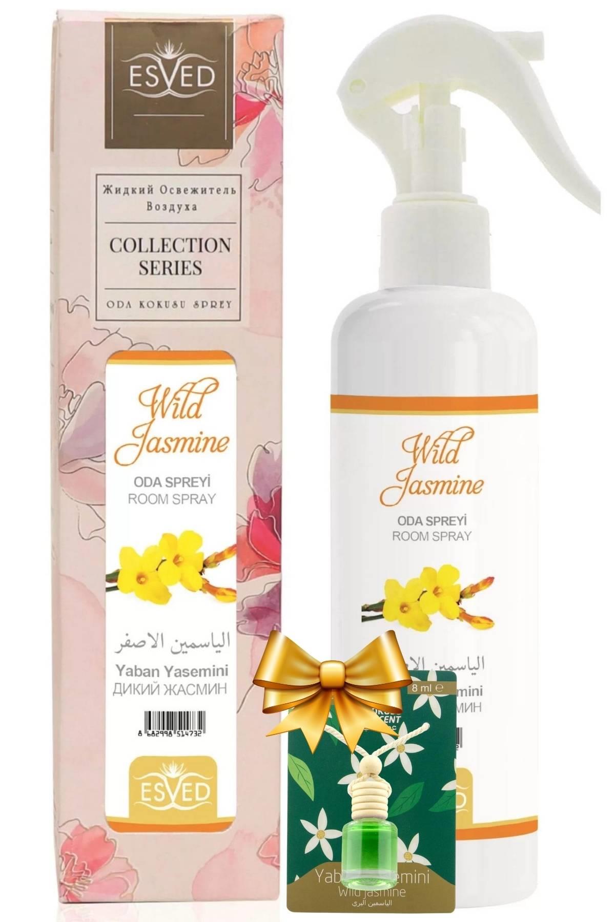 Yaban Yasemini Kokusu Sprey 400Ml. Yaban Yasemini Araba Kokusu 8Ml. Hediyeli